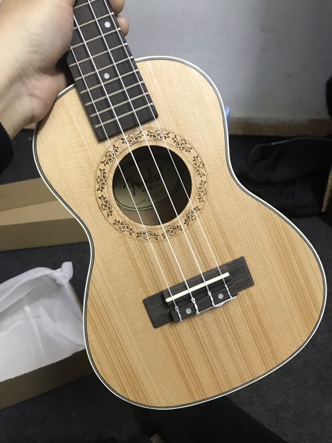 ĐÀN UKULELE CONCERT FENDER GỖ THẬT