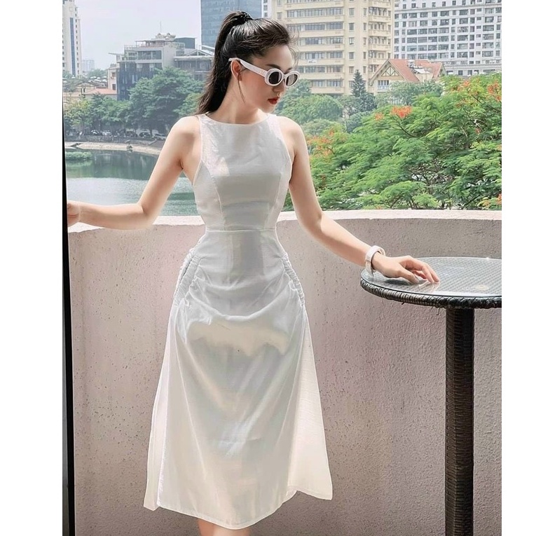 Đầm maxi dáng dài ba lỗ cực sang chảnh cho nữ đi chơi dự tiệc