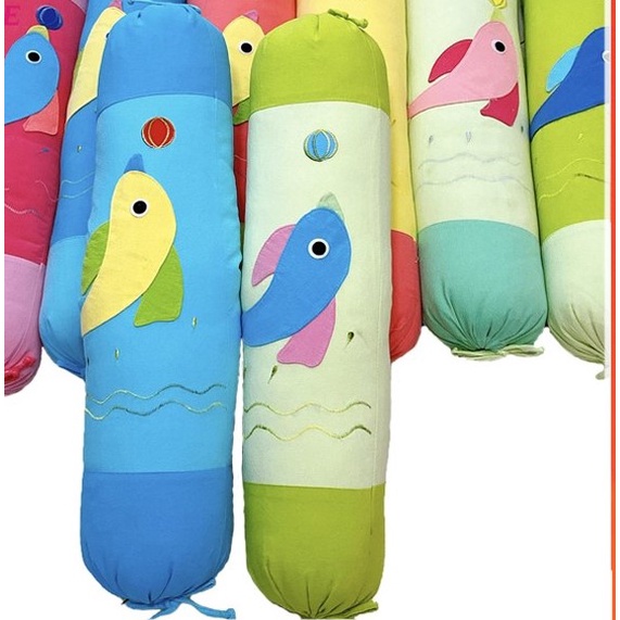 Gối ôm cara đắp hình thú 70x16cm cho bé
