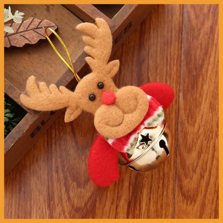 Búp Bê co chuông Treo Trang Trí Giáng Sinh Hình Ông Già Noel / Người Tuyết / Tuần Lộc Dễ Thương