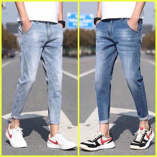 quần jean nam xanh-xám bạc 2 màu thời trang cao cấp