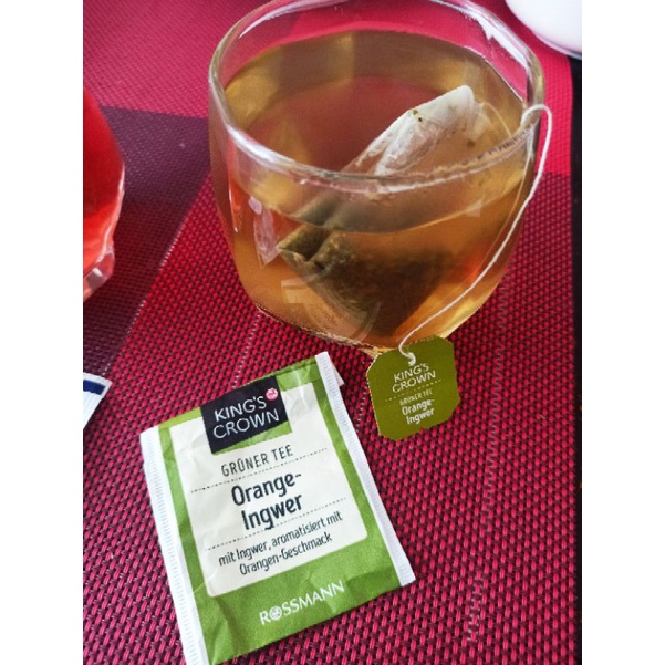 Trà Xanh Cam Gừng King's Crown của Đức