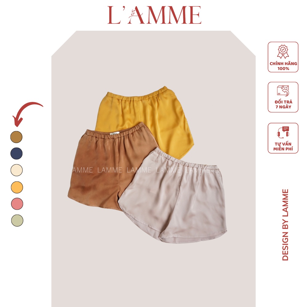 Quần ngủ chất lụa cao cấp, mặc nhà cho siêu thoải mái, thiết kế bởi LAMME