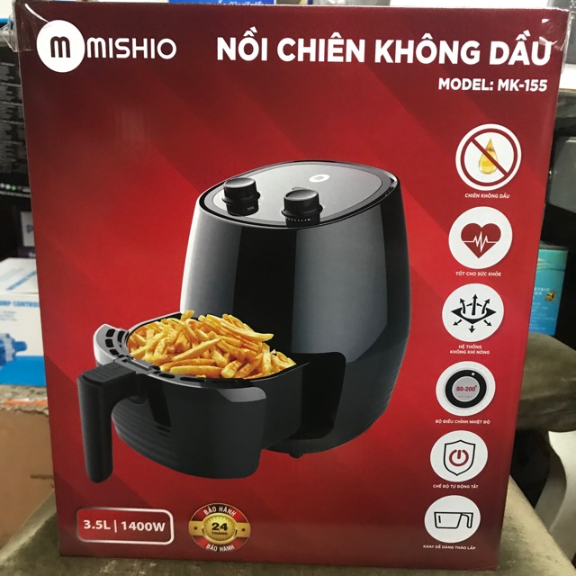 Nồi chiên không dầu Mishio MK-155