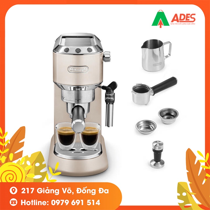 [Mã 154ELSALE2 giảm 7% đơn 300K] Máy Pha Cà Phê Delonghi EC785 - Bảo Hành Chính Hãng 12 Tháng