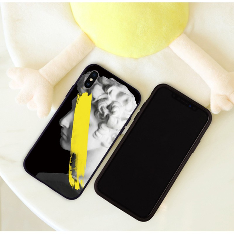 Ốp Điện Thoại Mềm In Hình Bức Tượng Nghệ Thuật Cho iPhone 14 15 Pro Max 12 13 mini 11 Pro XS Max X XR 6S 7 8 Plus 5s SE2