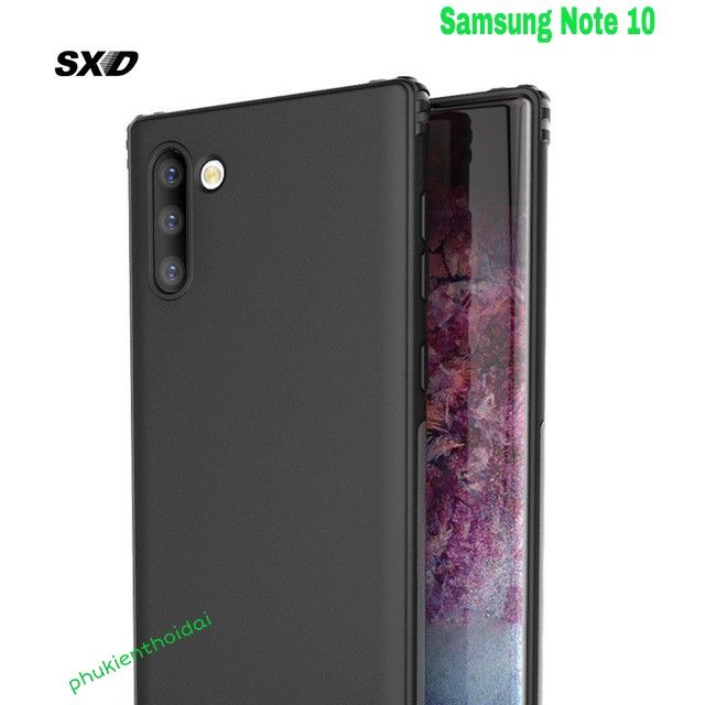 Ốp lưng Samsung Galaxy Note 10 dẻo TPU chống sốc thế hệ mới bảo vệ 4 góc bảo vệ camera ( đen )