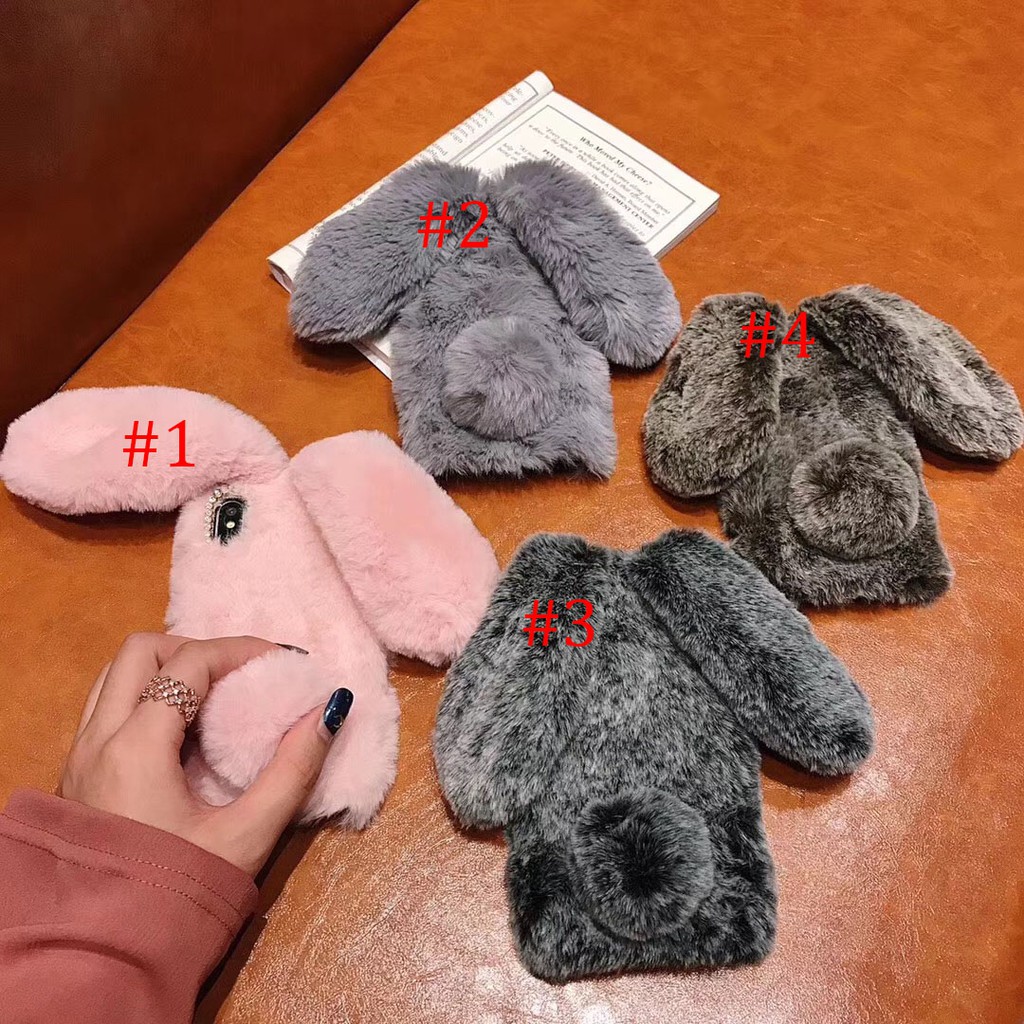 Ốp lưng phối tai thỏ đáng yêu cho iPhone XS Max 8 8plus 7 7plus 6/6S Plus | BigBuy360 - bigbuy360.vn