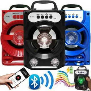 Loa bluetooth mini - Loa bluetooth xách tay Speaker DB16 có đèn led