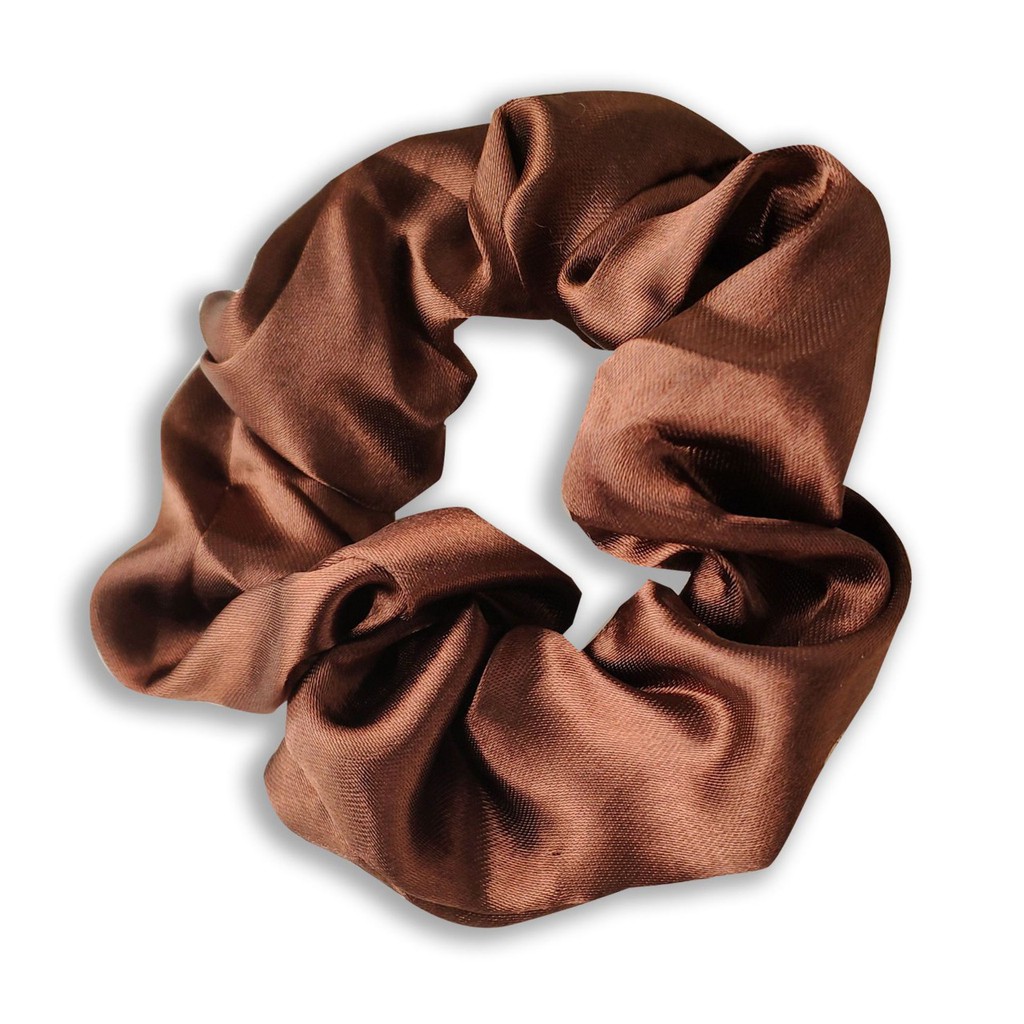 Cột tóc vải scrunchies trơn