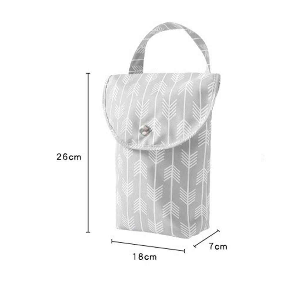Túi Đựng Tã Em Bé Bằng polyester Chống Nước Đa Năng In Hình Thú Dễ Thương