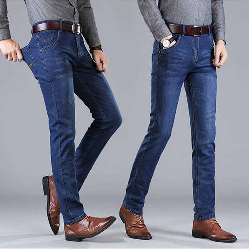 Quần Jeans Nam BEFOYI Dáng Ôm Mỏng Thời Trang