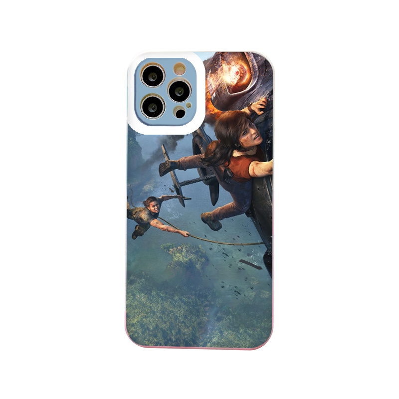 Ốp Lưng Điện Thoại iPhone Uncharted ốp iphone vuông BVC 13 pro 12 Pro 11 X XR XS Max 8 7 6 6S Plus