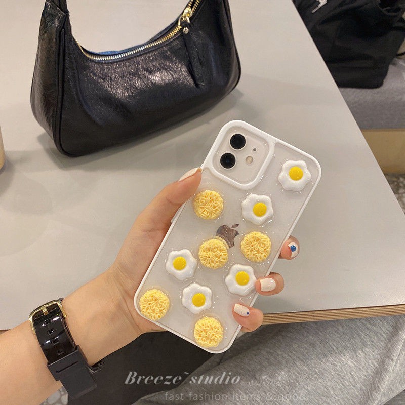 Ốp Điện Thoại Mềm Hình Mì Ba Chiều Cho Iphone 11 12 Pro Max xs xr 7 8 Plus se2 | BigBuy360 - bigbuy360.vn