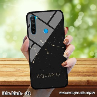 Ốp kính Xiaomi Redmi Note 8 in cung hoàng đạo