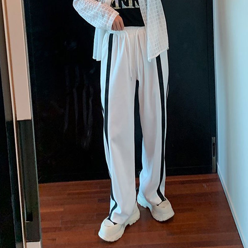 Quần Dài Thể Thao Kẻ Sọc Thời Trang Hàn Quốc Cho Nam