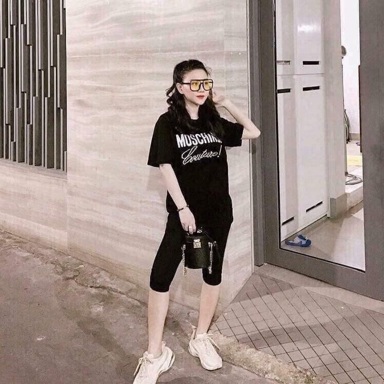 Quần legging ngố đùi có bigsize quần short bikker tập gym yoga siêu xinh cá tính ROSA BOUTIQUE