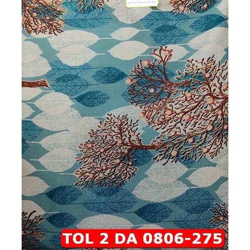 VẢI TOLE 2 DA - TÔN LANH 2 DA - TOL 2 DA HỌA TIẾT HOA-LÁ (0806-268-275) ( Bán theo mét tới, khổ vải : 1m5)