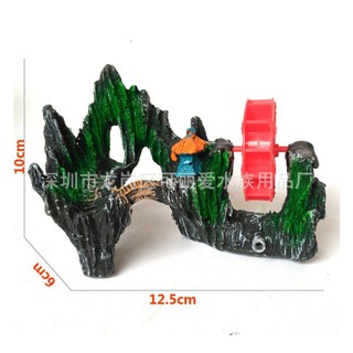 Non bộ tiểu cảnh trang trí bể cá bể thủy sinh- Phụ kiện bể cá
