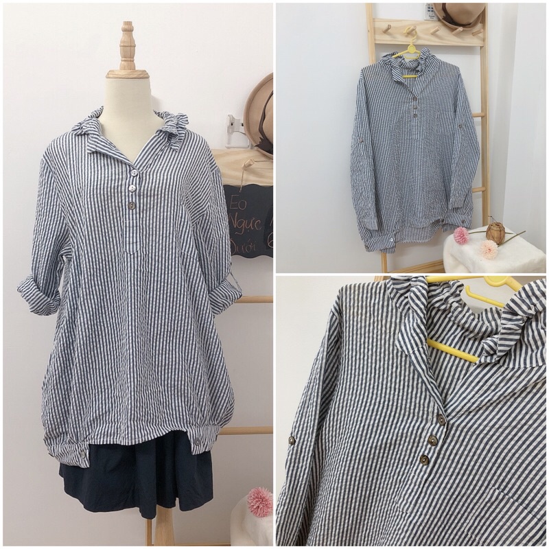 Sơ mi kẻ caro siêu đỉnh dưới 65 kg