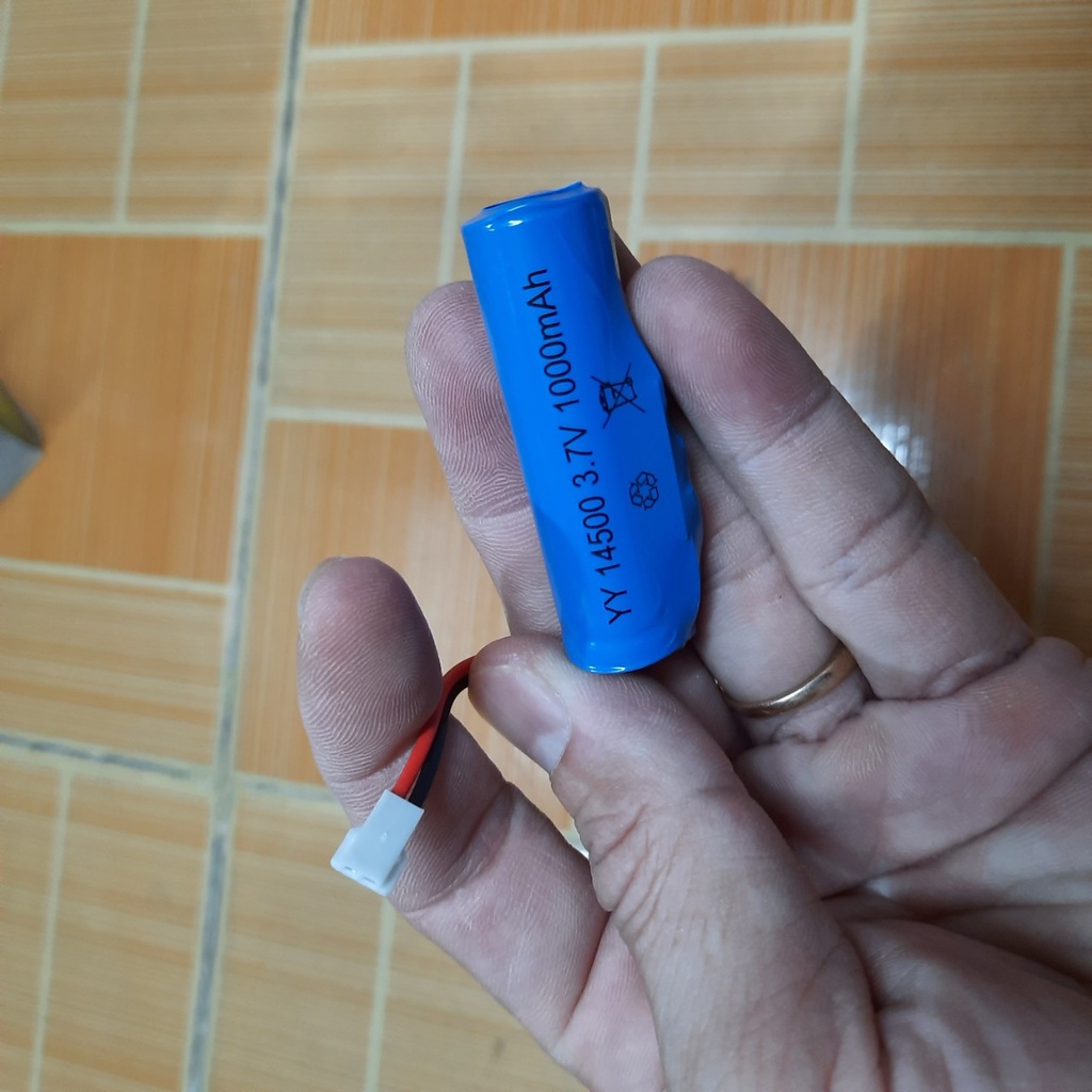 Pin sạc 3.7v 14500 dung lượng 1000mah cổng nối XH2.54 cho xe điều khiển từ xa