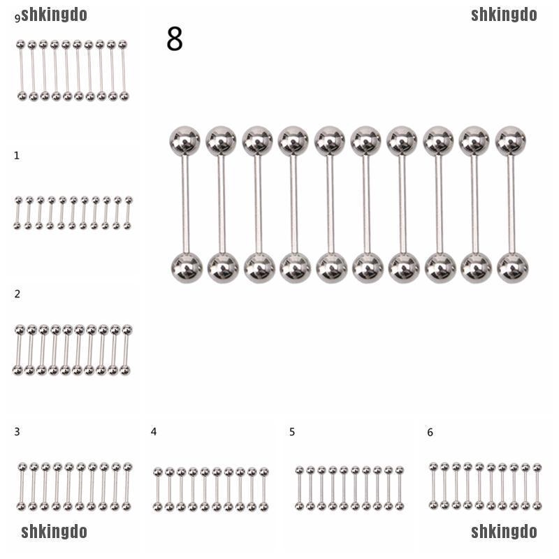 Khuyên cơ thể mạ bạc bằng thép không gỉ cá tính