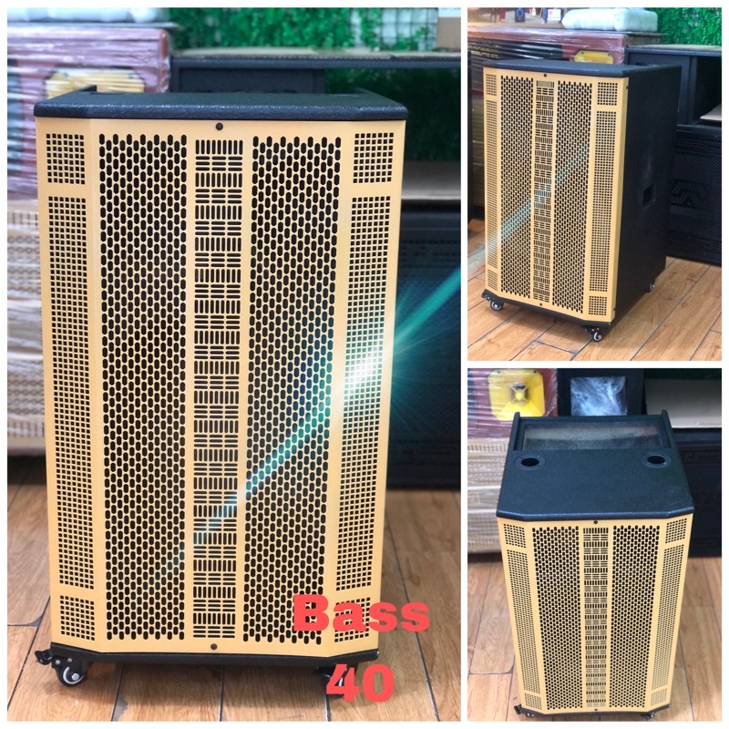 Vỏ thùng loa kéo 3 tấc, 4 tấc, 5 tấc đơn 19x38 hoặc 15x35 lắp ráp loa kéo, loại dày (nhiều mẫu lưới)