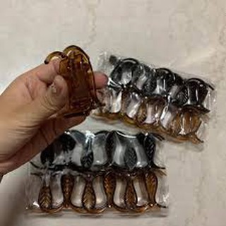 Kẹp Tóc Càng Cua 5 Răng, 3 Răng ( Đen + Nâu + Trong Suốt)