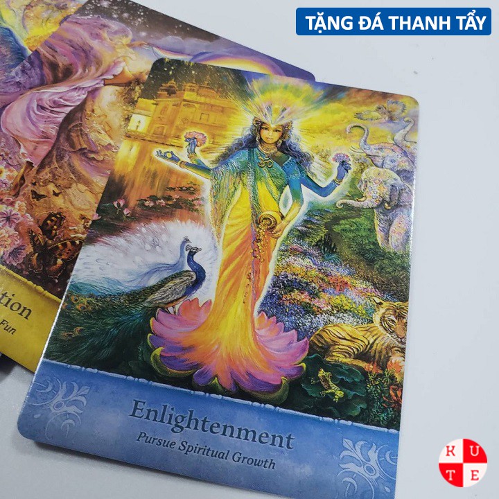 Bộ Bài Oracle Mystical Wisdom 46 Lá Bài Tặng File Tiếng Anh Và Đá Thanh Tẩy B38