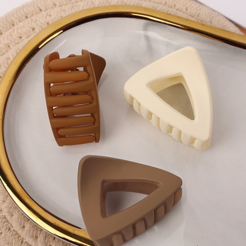 Kẹp Tóc Hình Cá Mập Bằng Nhựa Acrylic Chà Lưng Đơn Giản Thời Trang Hàn Quốc Dành Cho Bạn Gái