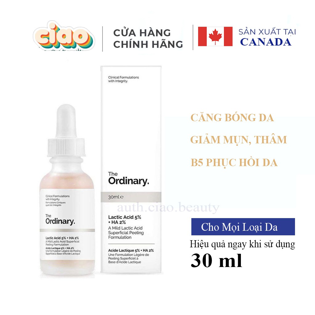 Tinh Chất The Ordinary Cấp Ẩm 2% + B5 30ml / The Ordinary / T.O