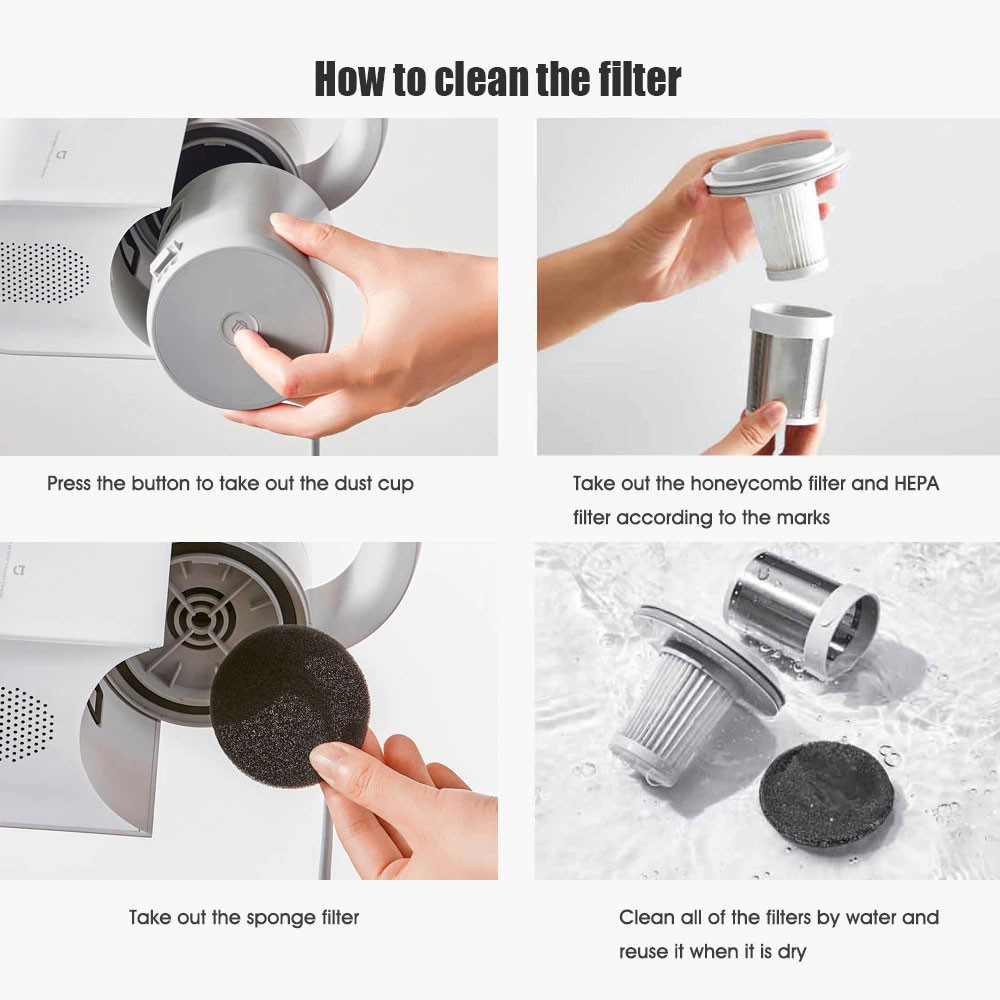 Máy hút bụi diệt khuẩn UV Xiaomi Mijia MJCMY01DY - Bảo hành 6 tháng - Shop Điện Máy Center