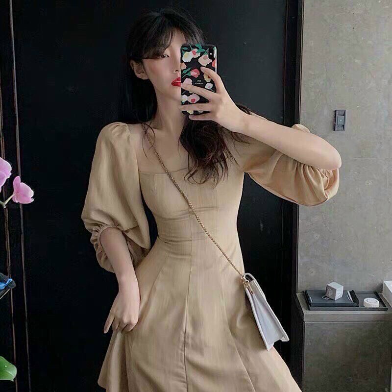 Đầm tay phồng tôn dáng cực dễ thương cho nàng dự tiệc đi chơi LP Fashion
