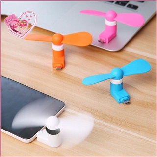 Quạt Mini 2 Cánh Gắn Điện Thoại Iphone Và Android (micro)