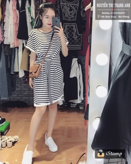 Váy Len Kẻ Montoghi 