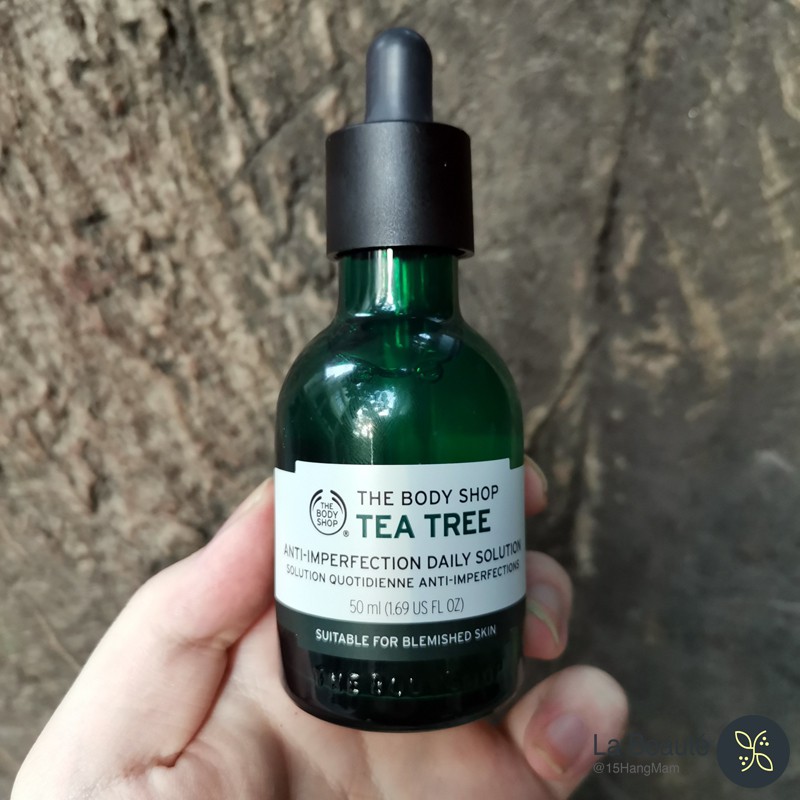 Tinh Chất Loại Bỏ Khuyết Điểm Và Tình Trạng Mụn - The Body Shop Tea Tree Anti-Imperfection Daily Solution 50ml