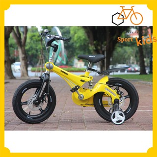 Xe Đạp Trẻ Em Jianer Có Giảm Xóc, Vành Đúc, 2 Phanh Đĩa, Tay Lái Gấp Gọn Đủ Màu Sắc