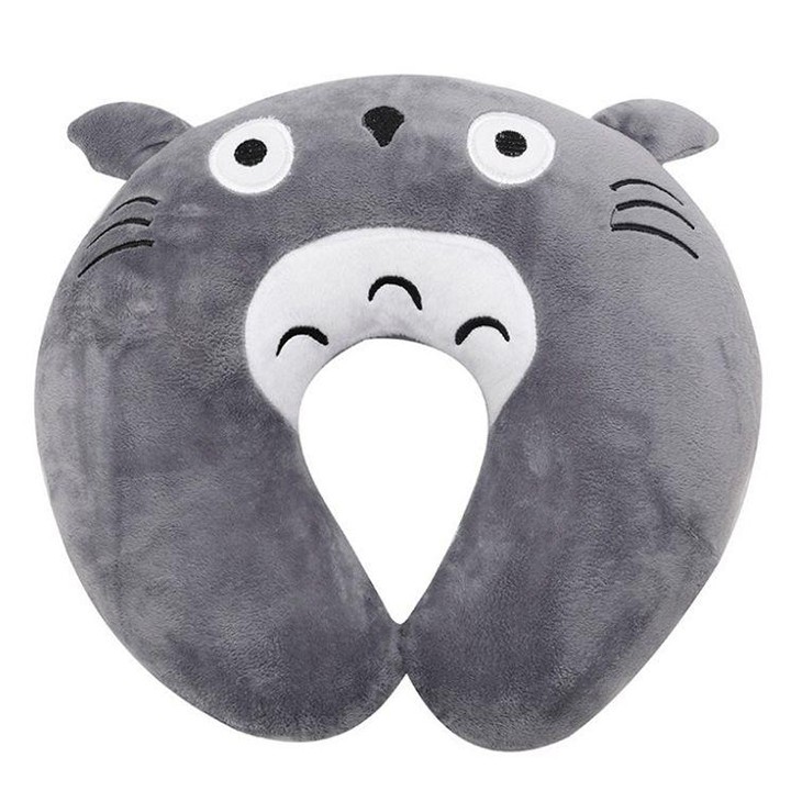 Gối kê Cổ Chữ U Totoro vải nhung mềm