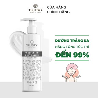 Kem dưỡng trắng da toàn thân Truesky Premium dạng lotion thẩm thấu và dưỡng trắng nhanh 200ml - Whitening Body Lotion