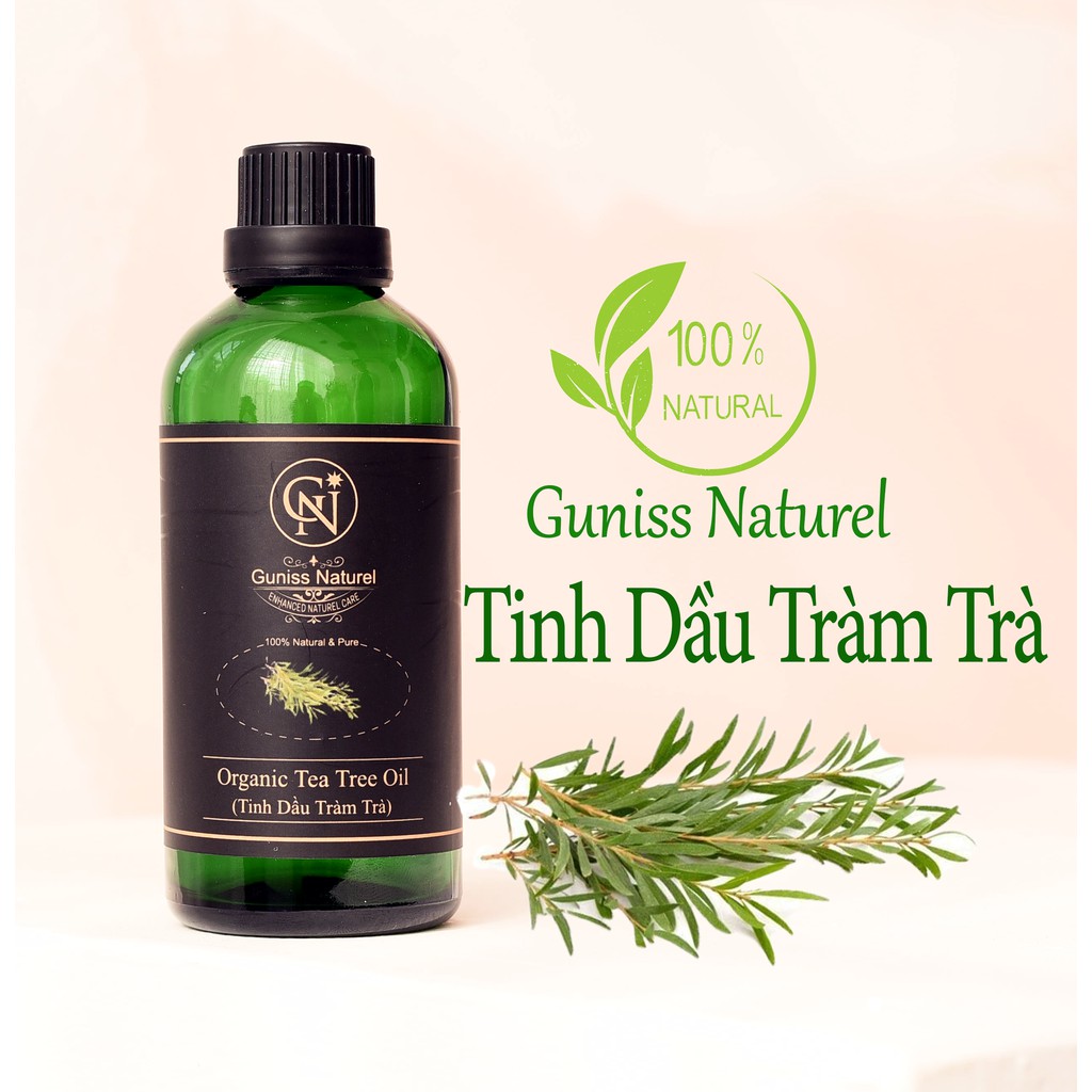 Tinh Dầu Tràm Trà Guniss | Thiên Nhiên, Nguyên Chất 100%, Có Kiểm Định COA.