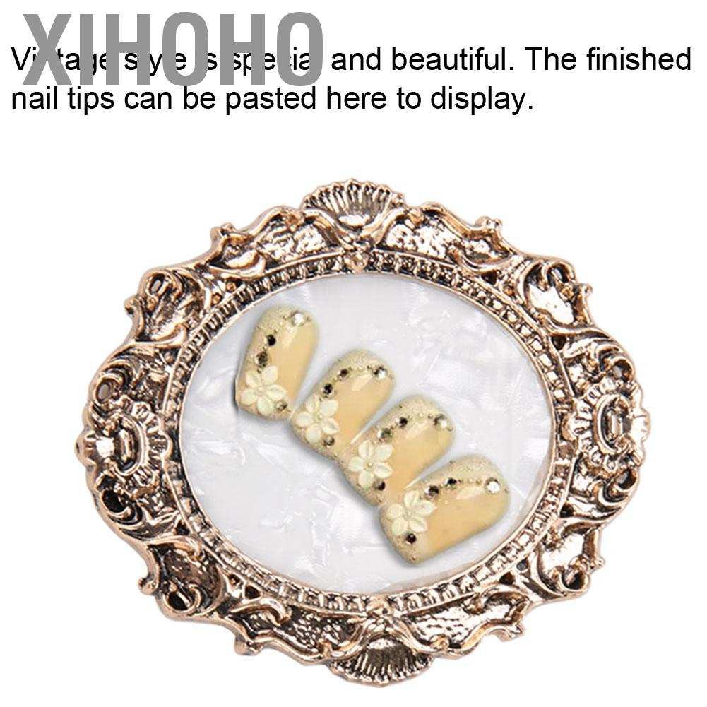 Khay đựng phụ kiện trang trí móng tay chất liệu acrylic phong cách retro Xihoho