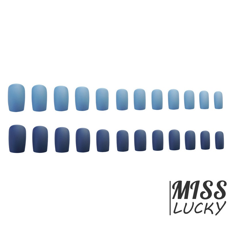 Set 24 móng tay giả hợp thời trang trang điểm cho bạn gái