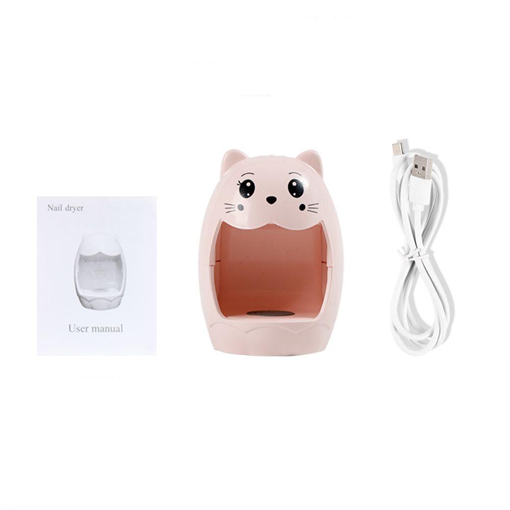 Đèn LED UV Sấy Khô Móng Hình Mèo Mini Nhanh Khô Tiện Dụng Cho Salon
