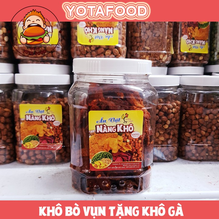 Khô bò vụn vị cary ( Thơm ngon - đậm vị ) - 500gram | Yotafood
