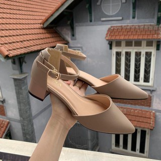 [SALE KHỦNG] GIÀY CAO GÓT 5CM ĐẾ VUÔNG A8