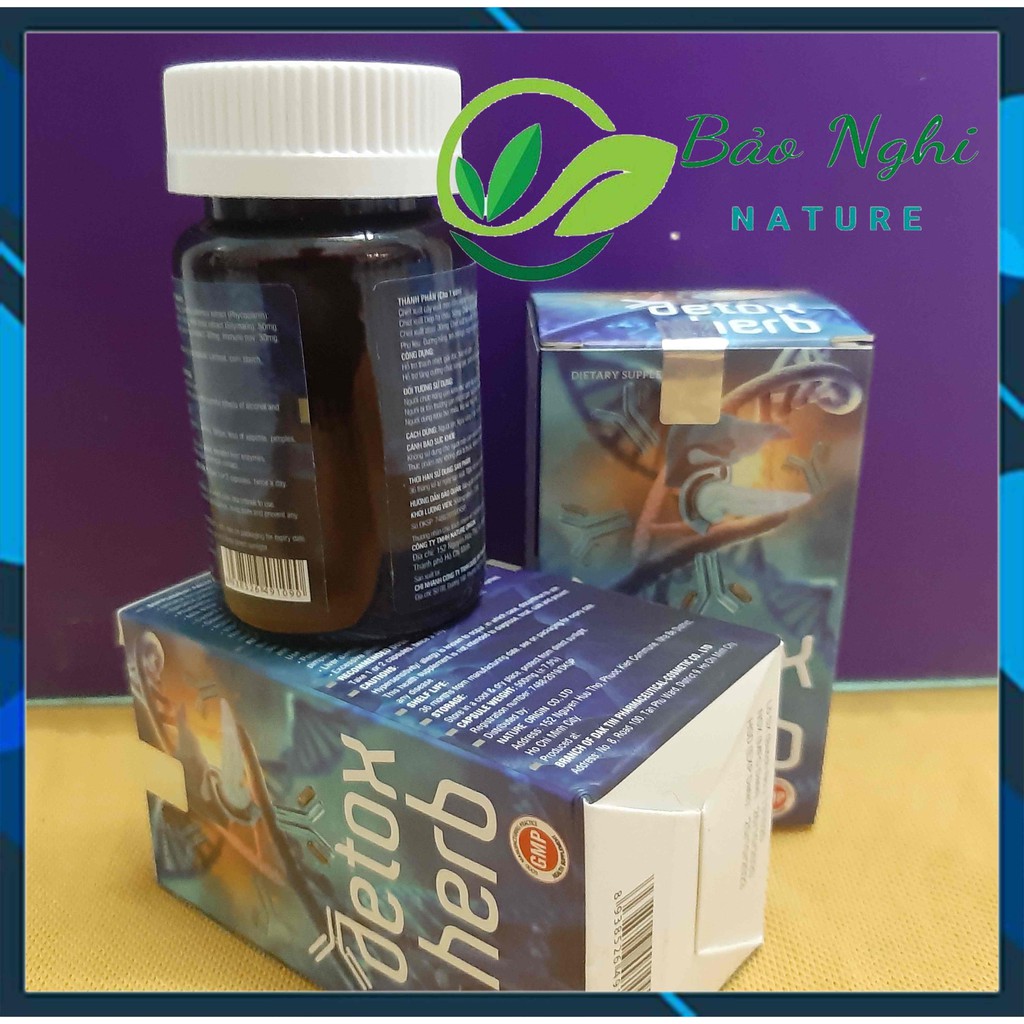 [COMBO 3 HỘP] Viên Uống DETOXHERB - Diệt Ký Sinh Trùng - Nâng Cao Đề Kháng - Chính Hãng Hộp 20 Viên | BigBuy360 - bigbuy360.vn