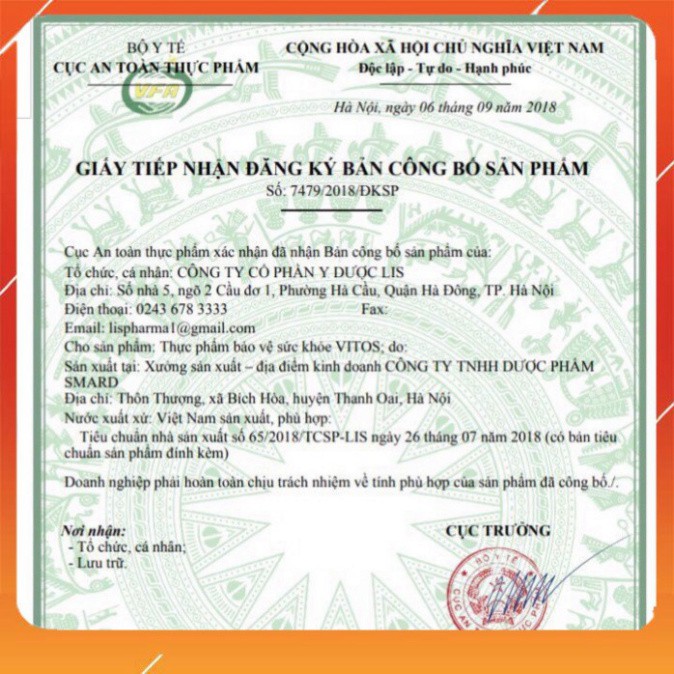 XẢ KHO THANH LÝ Dạ Dày VITOS - Hỗ Trợ Giảm Các Triệu Chứng của Viêm loét Dạ Dày, tá tràng, Giảm Trào Ngược, ợ hơi ,ợ chu