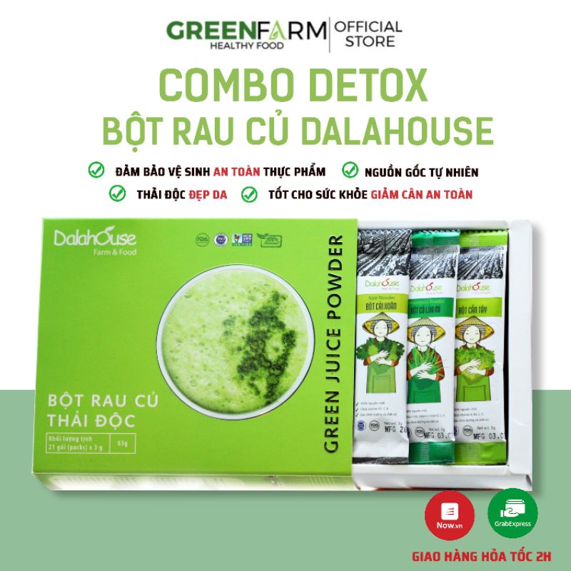 Bột rau củ Dalahouse,bột tạo màu thực phẩm tự nhiên, giúp đẹp da, tốt cho sức khỏe,bổ sung chất xơ giảm cân an toàn