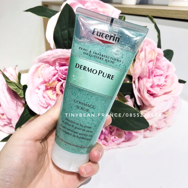 Tẩy Da Chết Ngăn Ngừa Mụn Eucerin Dermo Pure Scrub