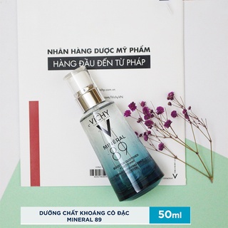 [NHẬP KHẨU-TEM PHỤ] DƯỠNG CHẤT KHOÁNG CÔ ĐẶC VICHY MINÉRAL 89 PHỤC HỒI VÀ BẢO VỆ DA 50ML